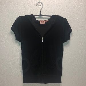 Juicy Couture black short sleeve jacket